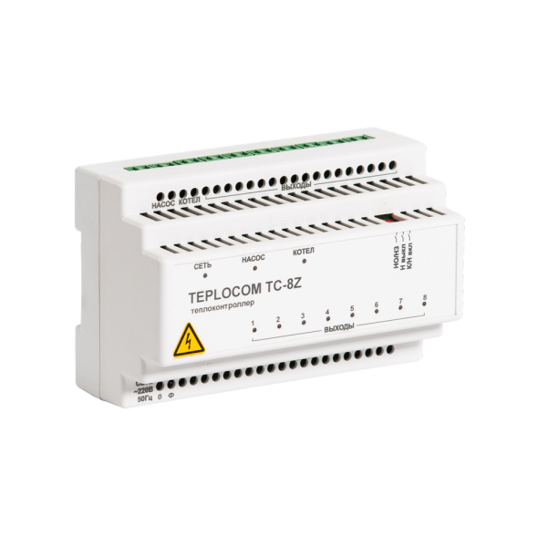 Теплоконтроллер Бастион TEPLOCOM ЛУЧ TC-8Z (931)