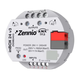 KNX-релейный актуатор Zennio inBOX 24 v3 (ZIOIB24V3)