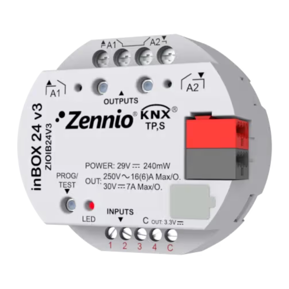KNX-релейный актуатор Zennio inBOX 24 v3 (ZIOIB24V3)