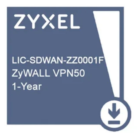 Лицензия Zyxel SD-WAN Pack 1 year for VPN50