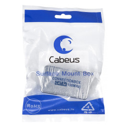 Адаптер проходной Cabeus CM-IDC-C5e-SH (IDC-IDC, CAT.5E, FTP) (9672c)