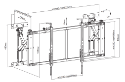 Крепление для видеостены настенное Wize Pro VW50