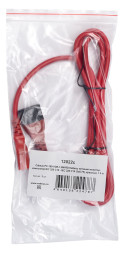 Кабель силовой оконцованный Cabeus PC-189-VDE-1.8M-RD (12022c) (C13–C14, 6 A, 3x0.75 мм², 1.8 м, красный)