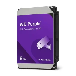 Жесткий диск Western Digital Purple WD64PURZ (6 TB, 3.5", SATA 3.0, для видеонаблюдения)