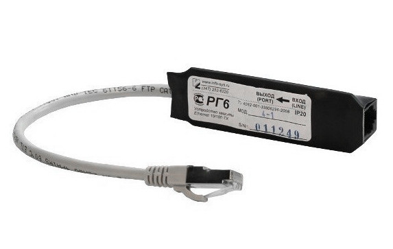 Грозозащита Info-Sys РГ6 Исп.2 (male-female)