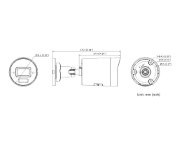 IP-камера Hikvision DS-2CD2043G2-LI2U 2.8 mm (цилиндрическая, 4 MP, 2.8 mm)