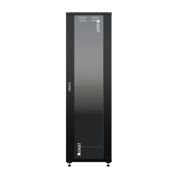 Шкаф телекоммуникационный Бастион SKAT TB-32R680GF-B (32U, 600x800 мм, напольный, черный)