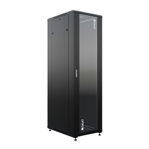 Шкаф телекоммуникационный Бастион SKAT TB-32R680GF-B (32U, 600x800 мм, напольный, черный)
