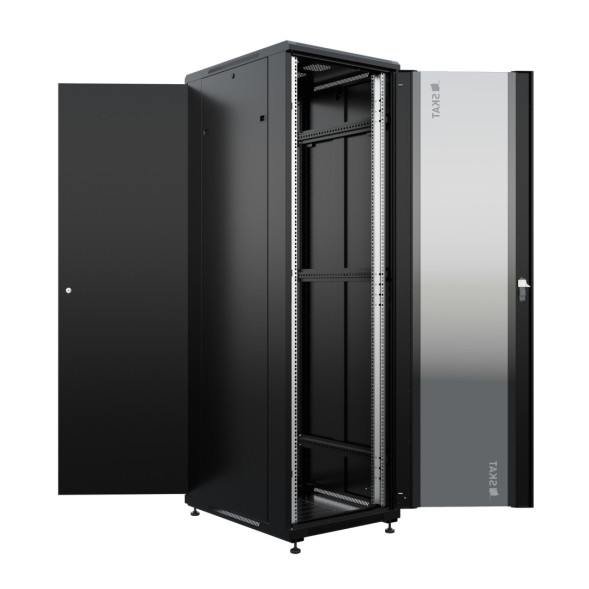 Шкаф телекоммуникационный Бастион SKAT TB-32R680GF-B (32U, 600x800 мм, напольный, черный)