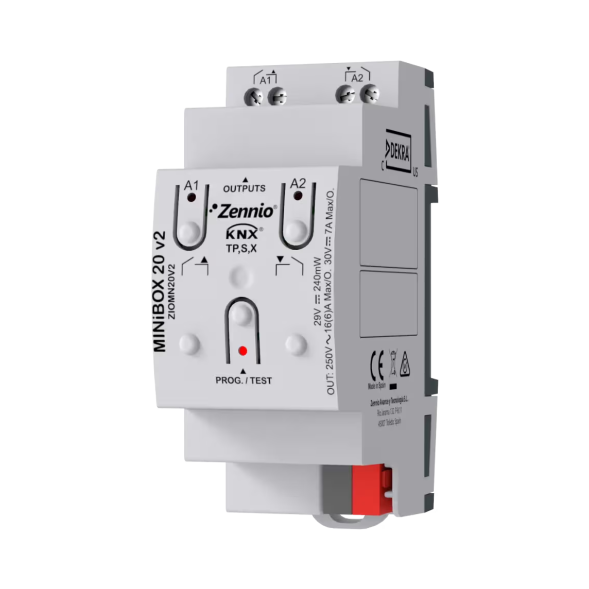 KNX-релейный актуатор Zennio MINiBOX 20 v2 (ZIOMN20V2)