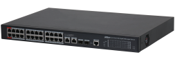 Коммутатор Dahua DH-S4228-24GT-360 (26 x RJ45 1G, 2 x SFP 1G, PoE 360 W)