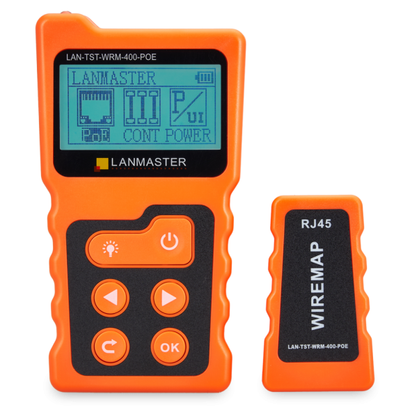 Тестер кабельный Lanmaster LAN-TST-WRM-400-POE
