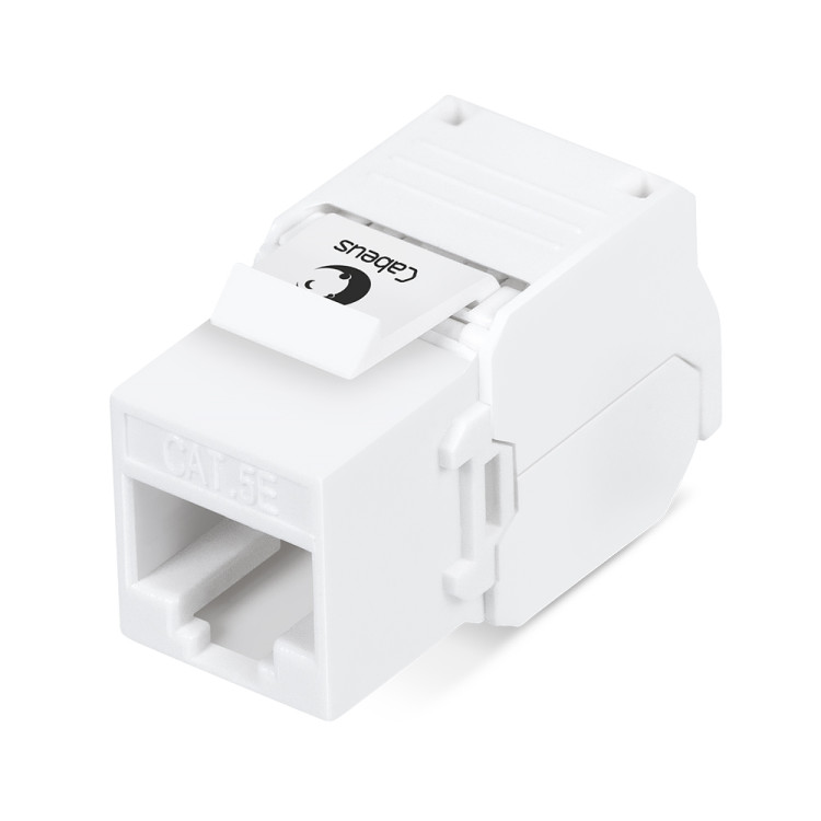 Купить адаптер проходной Cabeus KJ-RJ45-Cat.5e-180-Toolless (RJ45-DIDC ...