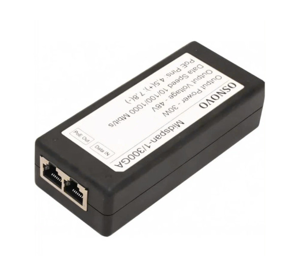 PoE-инжектор Osnovo Midspan-1/300GA