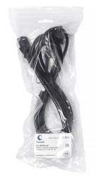 Кабель силовой оконцованный Cabeus PC-186-VDE-3M (2101k) (C13–Schuko, 6 A, 3x0.75 мм², 3 м, черный)