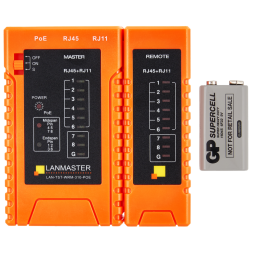 Тестер кабельный Lanmaster LAN-TST-WRM-310-POE