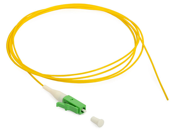 Пигтейл волоконно-оптический Cabeus PT-LC/APC-9-2m (SM, 9/125, LC/APC, LSZH, 2 м, желтый) (8297c)