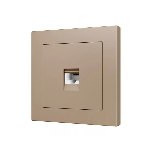 Накладка на RJ45-розетку Zennio ZS55 830001204 (Шампань)