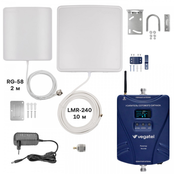 Комплект для усиления сотовой связи VEGATEL TN-2100 (R91592)