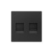Накладка на RJ45-розетку Zennio ZS55 830001305 (Антрацит)