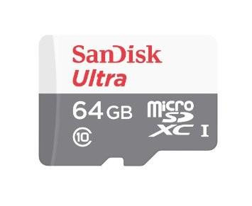 Карта памяти Sandisk SDSQUNB-064G-GN3MN 64 Gb MicroSDHC Class 10