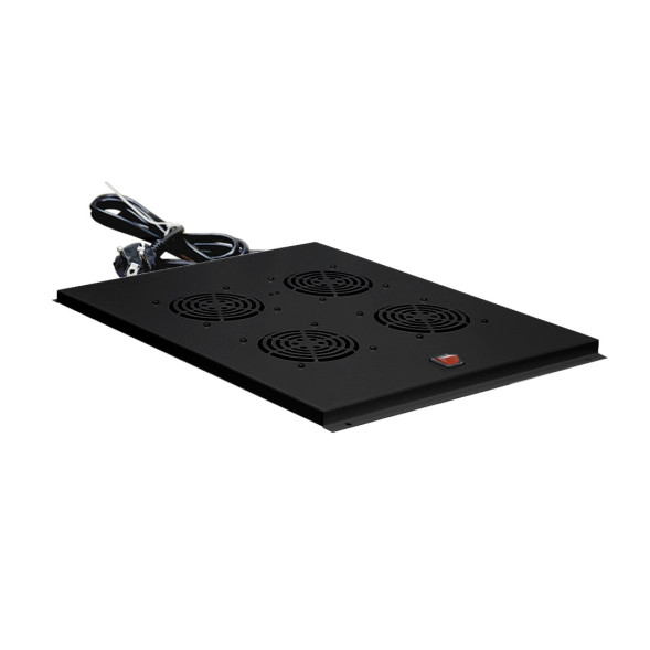 Модуль вентиляторный Бастион SKAT TB Fan 4/800-B-TOP (4481) (потолочный, 4 вентилятора, для шкафов с глубиной 800 мм, черный)