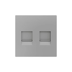 Накладка на RJ45-розетку Zennio ZS55 830001306 (Серебро)