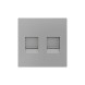 Накладка на RJ45-розетку Zennio ZS55 830001306 (Серебро)