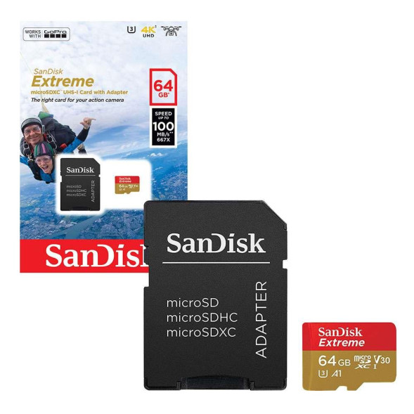 Карта памяти Sandisk SDSQXAF-064G-GN6AA 64 Gb MicroSDHC UHS-3