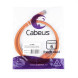 Патч-корд Cabeus PC-UTP-RJ45-Cat.6-1m-OR-LSZH (11182c) (U/UTP, CAT.6, LSZH, 1 м, оранжевый)