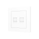 Накладка на RJ45-розетку Zennio ZS55 830001309 (Матово-белый)