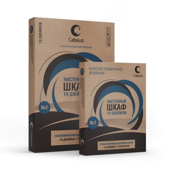 Шкаф телекоммуникационный Cabeus SH-05F-18U60/60m-R-BK (10748c)