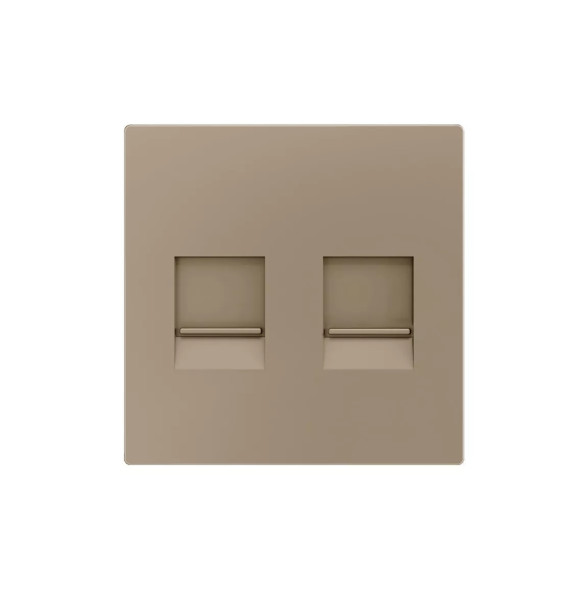 Накладка на RJ45-розетку Zennio ZS55 830001304 (Шампань)