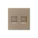 Накладка на RJ45-розетку Zennio ZS55 830001304 (Шампань)