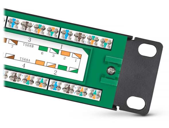 Патч-панель Cabeus PLCOL-24-Cat.5e-Dual (7952c)