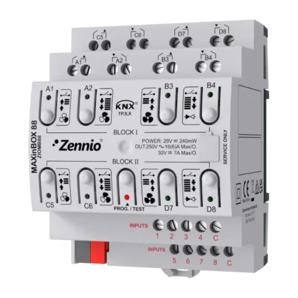 KNX-релейный актуатор Zennio MAXinBOX 88 (ZIOMB88)