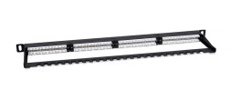 Патч-панель Cabeus PLHD-24-Cat.5e-Dual-180-0.5U (9663c)