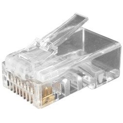 Коннектор Hyperline PLUG-8P8C-U-C6 (RJ45, CAT.6, 1 шт.)