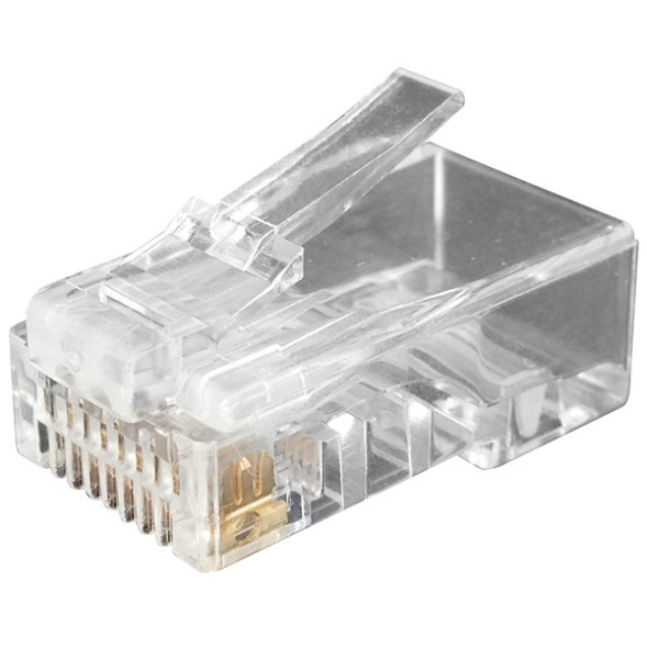 Коннектор Hyperline PLUG-8P8C-U-C6 (RJ45, CAT.6, 1 шт.)