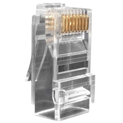 Коннектор Hyperline PLUG-8P8C-U-C6 (RJ45, CAT.6, 1 шт.)