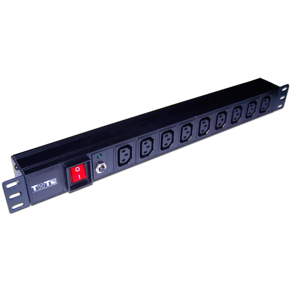 Блок распределения питания Lanmaster TWT-PDU19-10A9C3