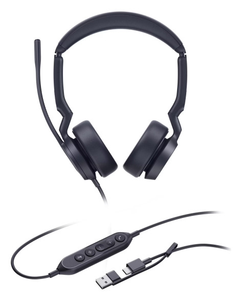 Гарнитура Yealink UH44 Dual UC USB-C/A