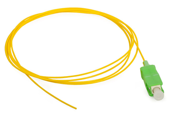 Пигтейл волоконно-оптический Cabeus PT-SC/APC-9-3m (SM, 9/125, SC/APC, LSZH, 3 м, желтый) (8303c)