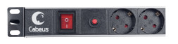 Блок распределения питания Cabeus PDU-6P-F-2EU (7296c)