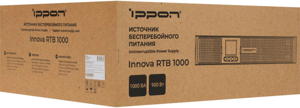 ИБП Ippon Innova RTB 1000 (2028477) (online, однофазный, 900 Вт)