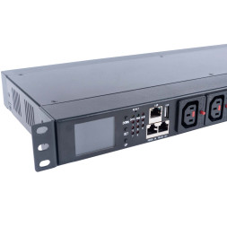 Блок распределения питания управляемый Cabeus SMART-PDU-C20-8C13-CM (12593c)