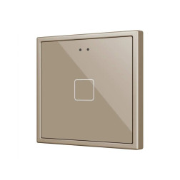 Выключатель Zennio Flat RGB 70 X1 (ZVIFR70X1C) (Шампань)