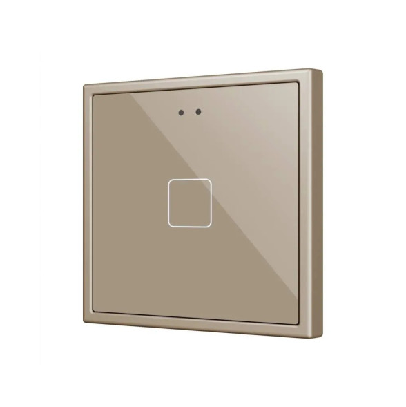 Выключатель Zennio Flat RGB 70 X1 (ZVIFR70X1C) (Шампань)