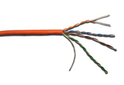 Кабель Lanmaster LAN-5EUTP-LSZH-OR (U/UTP, CAT.5E, LSZH, 305 м, оранжевый)