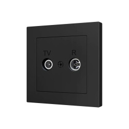 Накладка на TV-R розетку Zennio ZS55 830001505 (Антрацит)